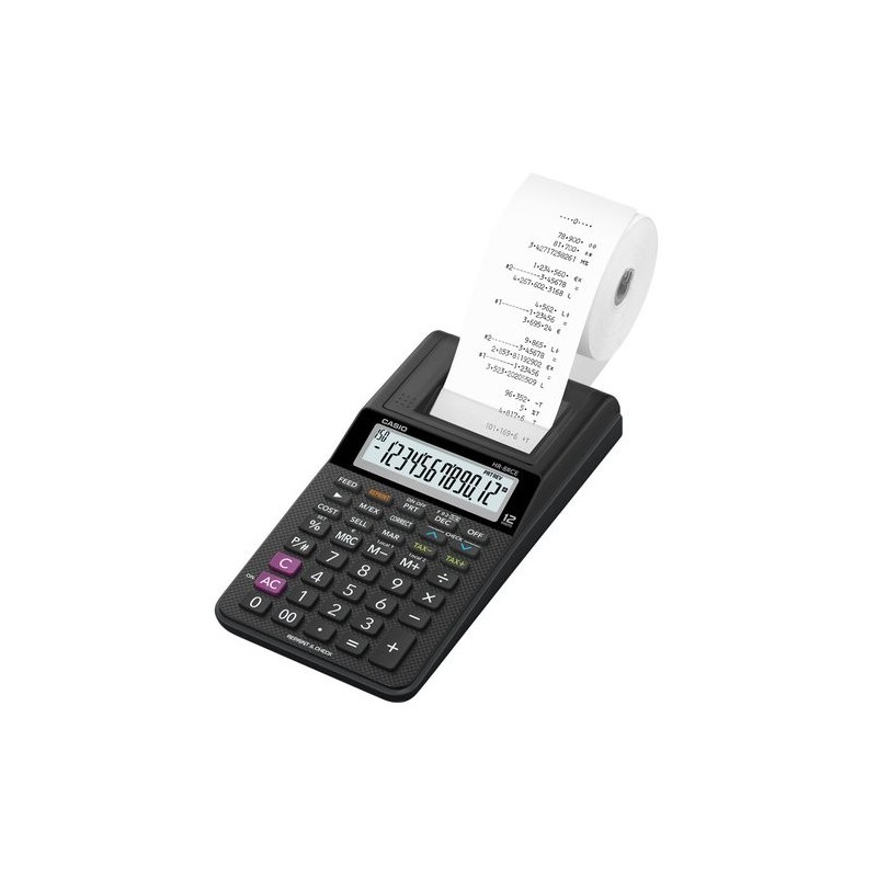 CALCULADORA IMPR.CASIO 12 DIG.HR-8RCE