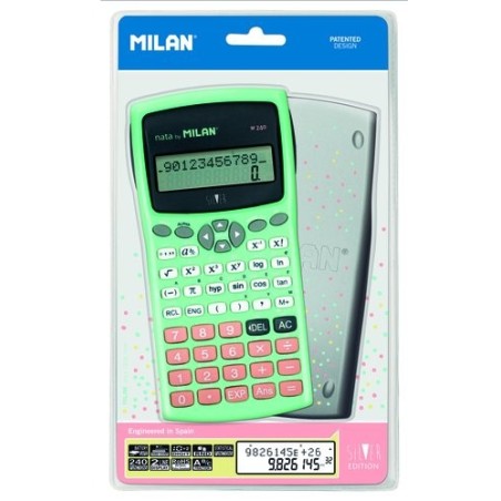 CALCULADORA CTF.MILAN 10+2 DIG. SILVER