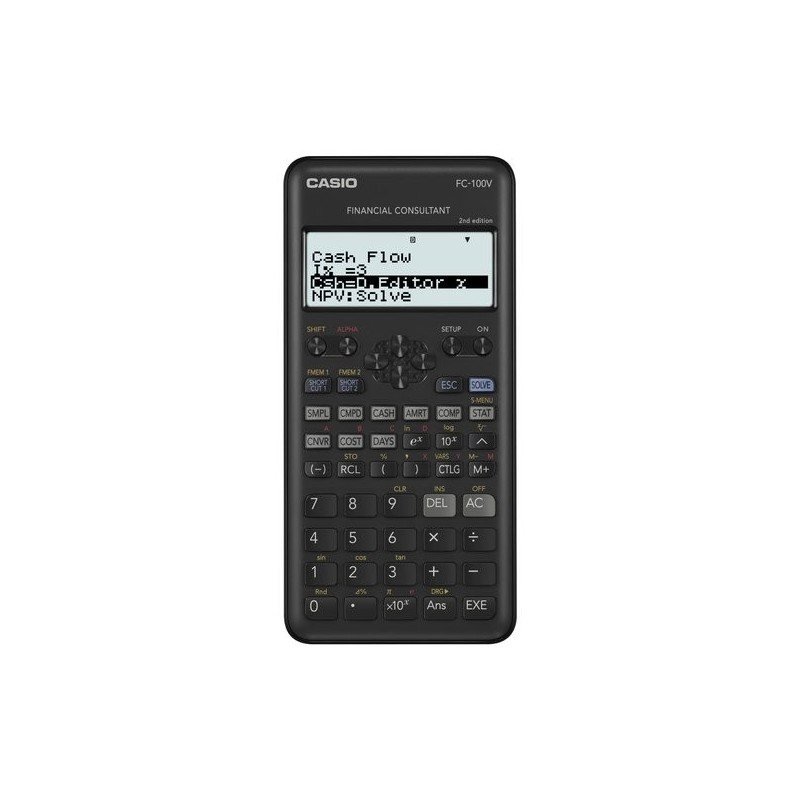 CALCULADORA FIN.CASIO 10+2 DIG.FC-100-V2