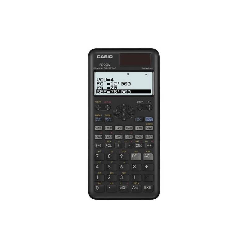 CALCULADORA FINANCIERA CASIO FC-200V-2