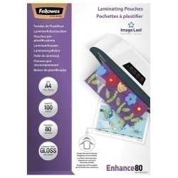 FUNDA PLASTIF. FELLOW. A4 80µ P/100