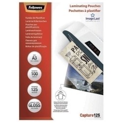 FUNDA PLASTIF. FELLOW. A3 125µ P/100
