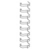 CANU.WIRE-O FW. (34) 12 mm PLATA C/100