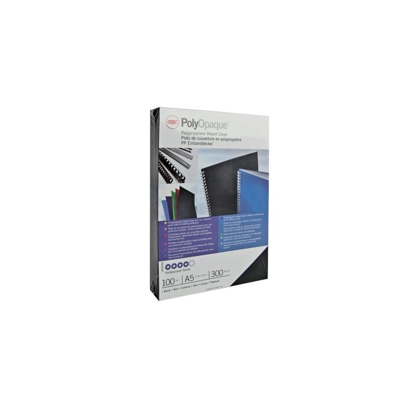 T.ENC.GBC A4 0,3 PP op.NEGRO C/100