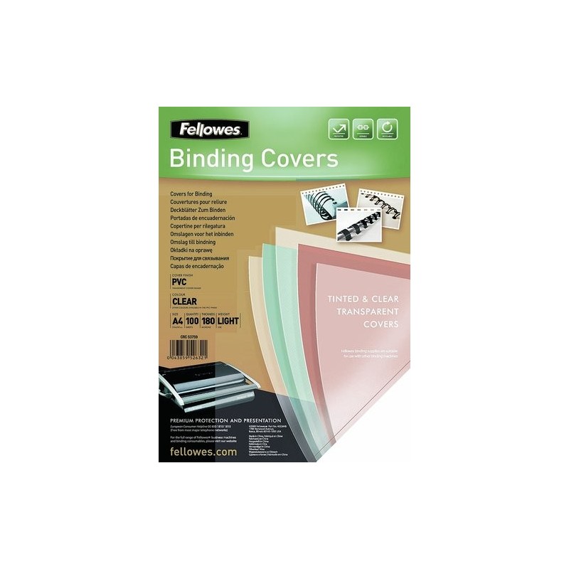 T.ENC.FW.A4 0,18 PVC CRISTAL C/100
