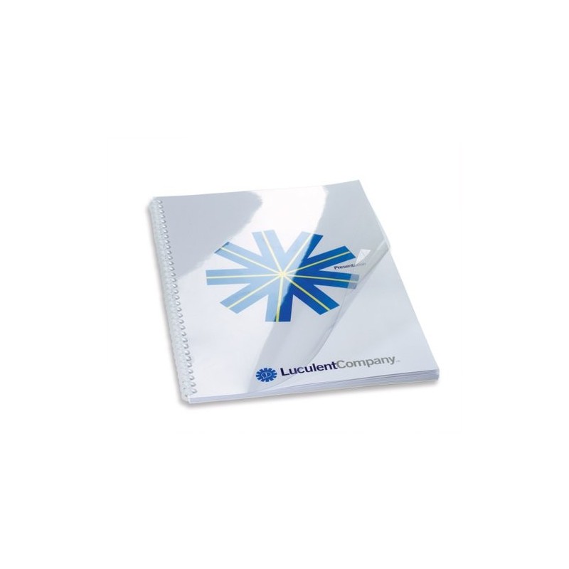 TAPA ENCUAD.GBC PVC A3 CRISTAL Pq.100