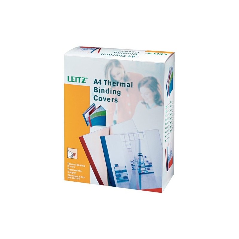 T.TERM. LEITZ A4 10 mm 240 g BLANC C/100