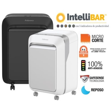 DESTRUCTORA FELLOWES LX211 NEGRA