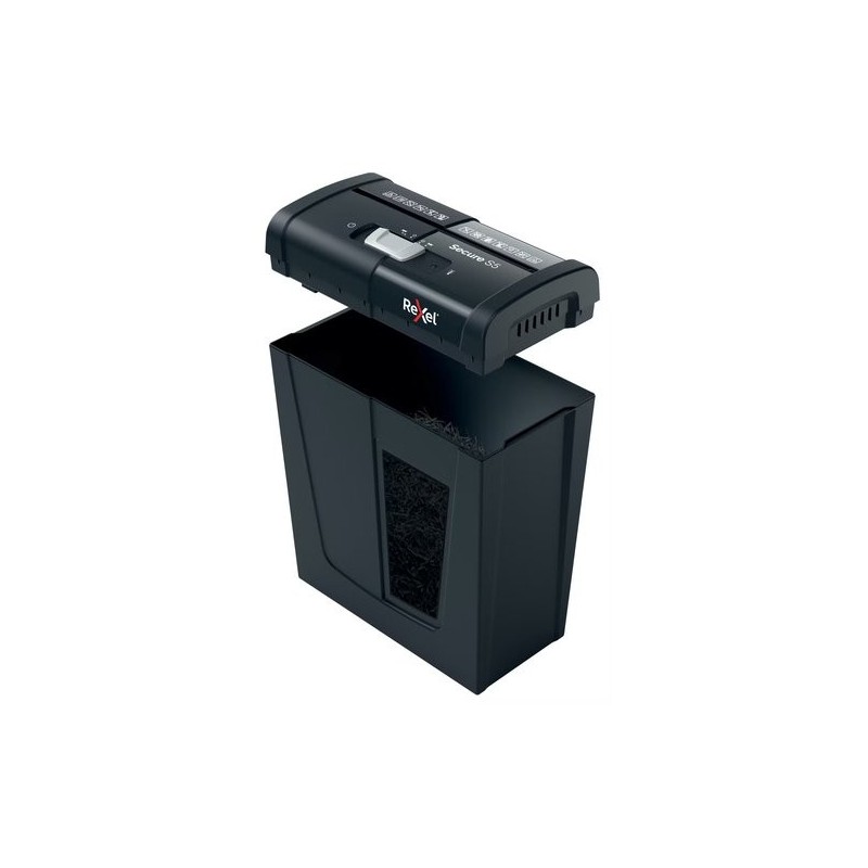 DESTRUCTORA REXEL SECURE S5 NEGRO