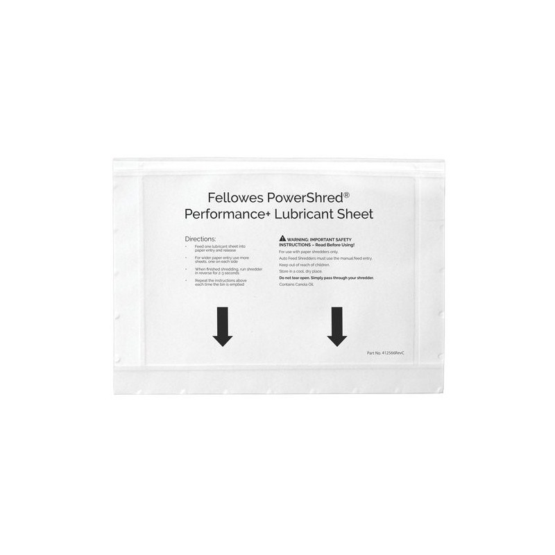 ACEITE DESTRUCTORAS FELLOWES HOJAS P/10