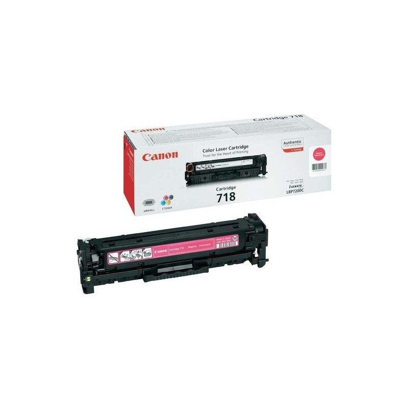 TONER CANON 718M MAGENTA 2.900 PAG