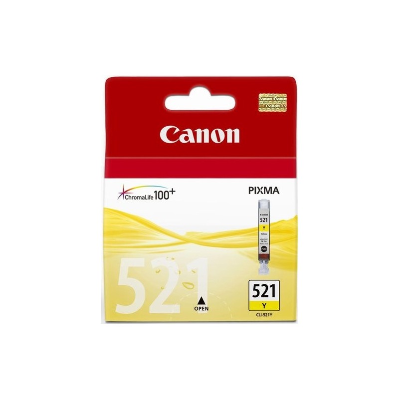 CART.IJ.CANON CLI-521Y AMARILLO