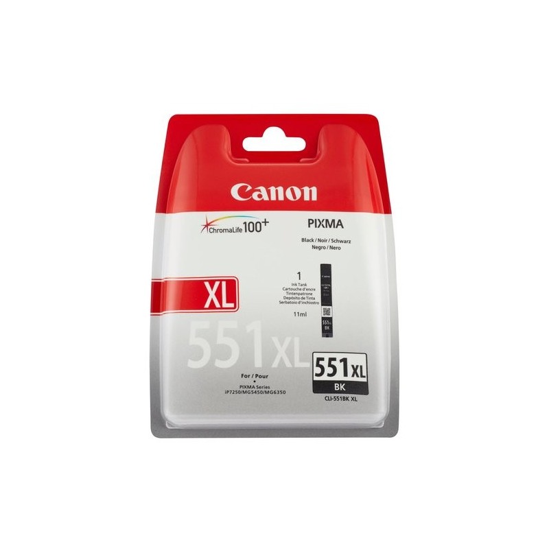 CART.IJ.CANON CLI-551XL NEGRO