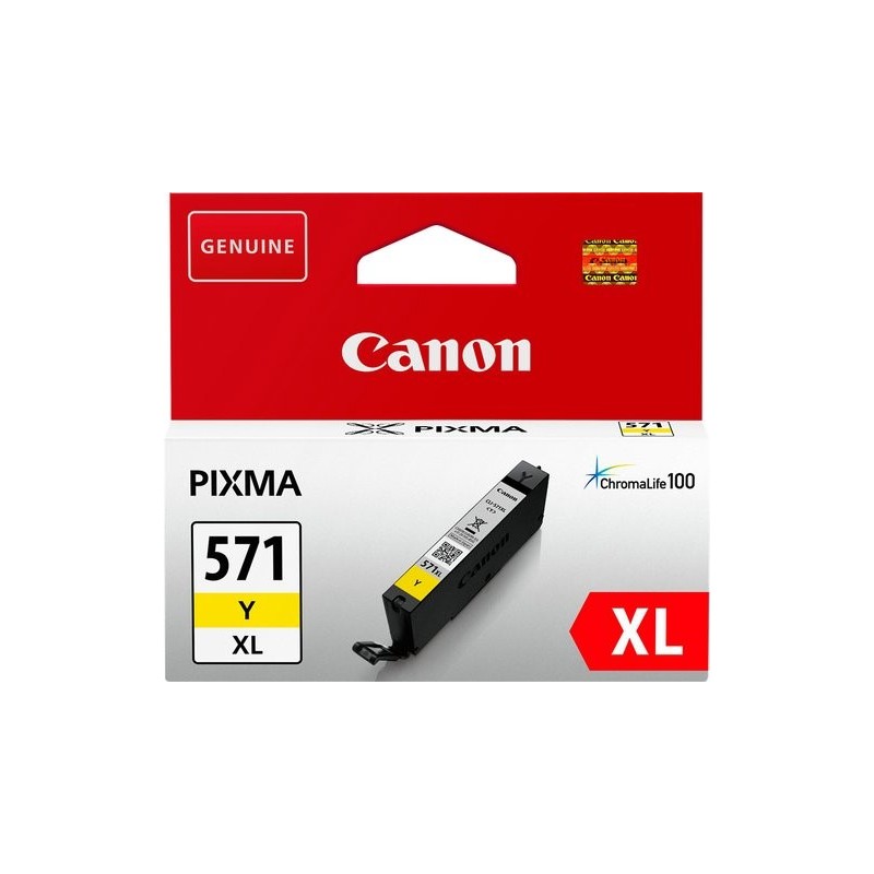 CART.IJ.CANON CLI-571YXL AMARILLO