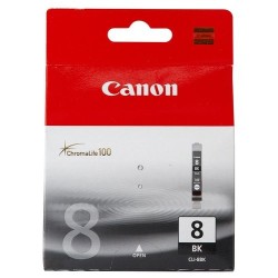 CART.IJ.CANON CLI8BK DEP.TINT.NEGRA