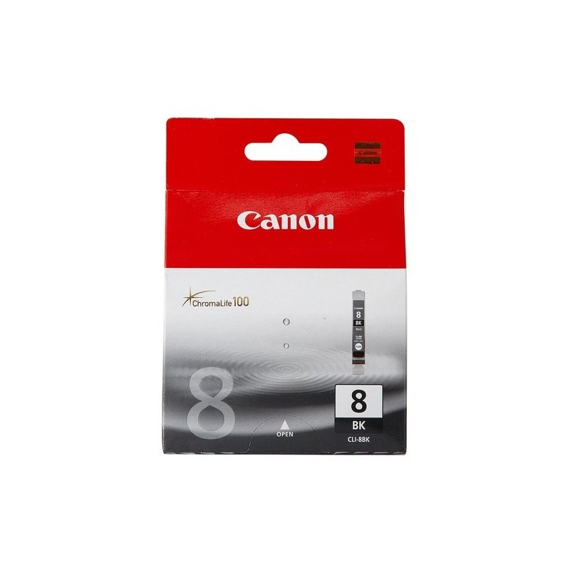 CART.IJ.CANON CLI8BK DEP.TINT.NEGRA