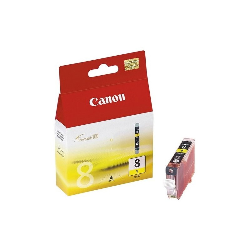 CART.IJ.CANON CLI8Y DEP.TINT.AMARILLA