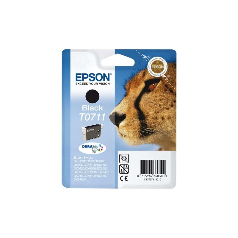 CART.IJ.EPSON T071140 D78/92/120 NEGRO