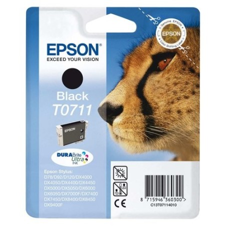 CART.IJ.EPSON T071140 D78/92/120 NEGRO