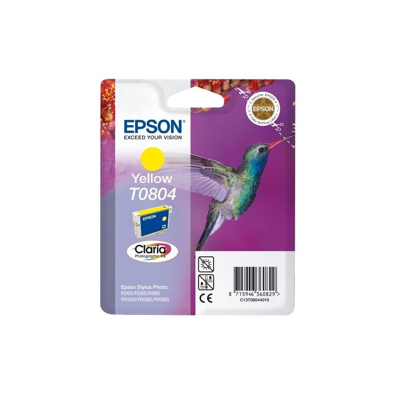 CART.IJ.EPSON T080440 R2x5/360 AMARILLO