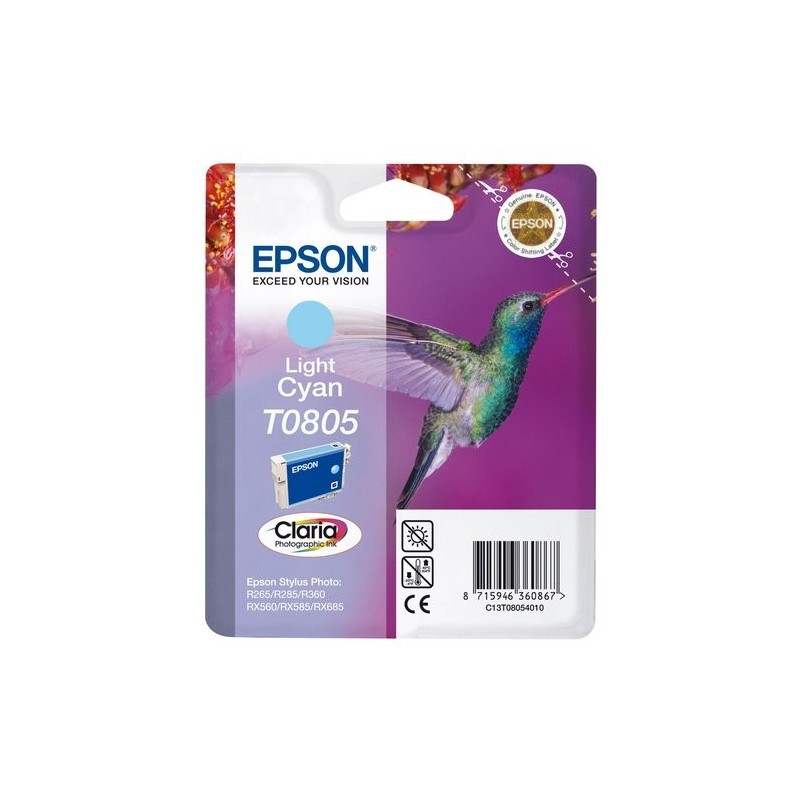 CART.IJ.EPSON T080540 R2x5/360 CIAN CLAR