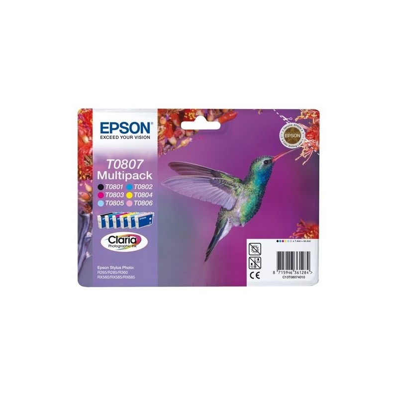 CART.IJ.EPSON T080740 R2x5/360 MULTIPACK