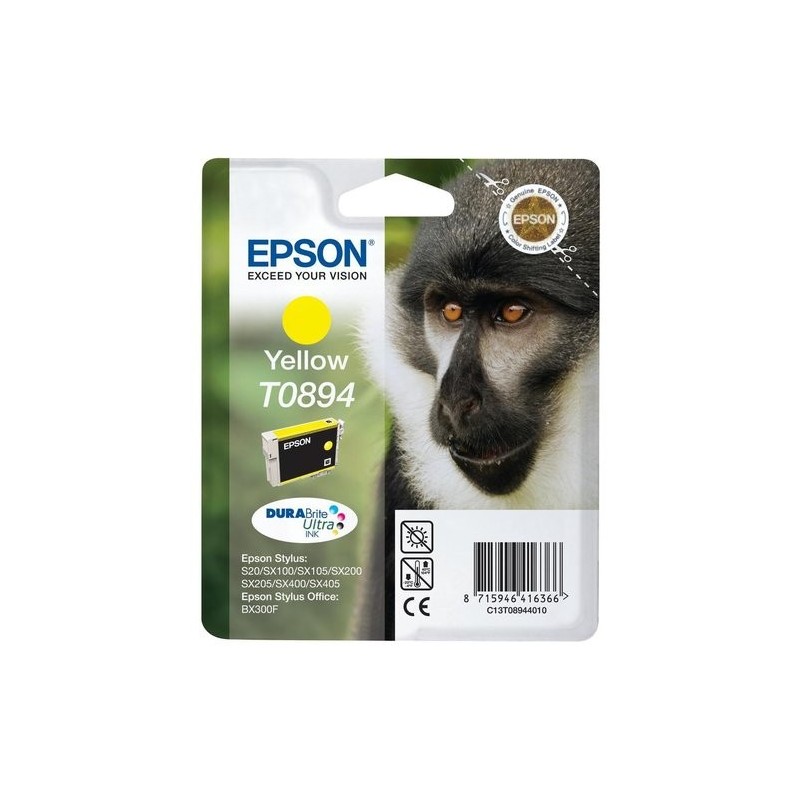 CART.IJ.EPSON T089440 S20 AMARILLO