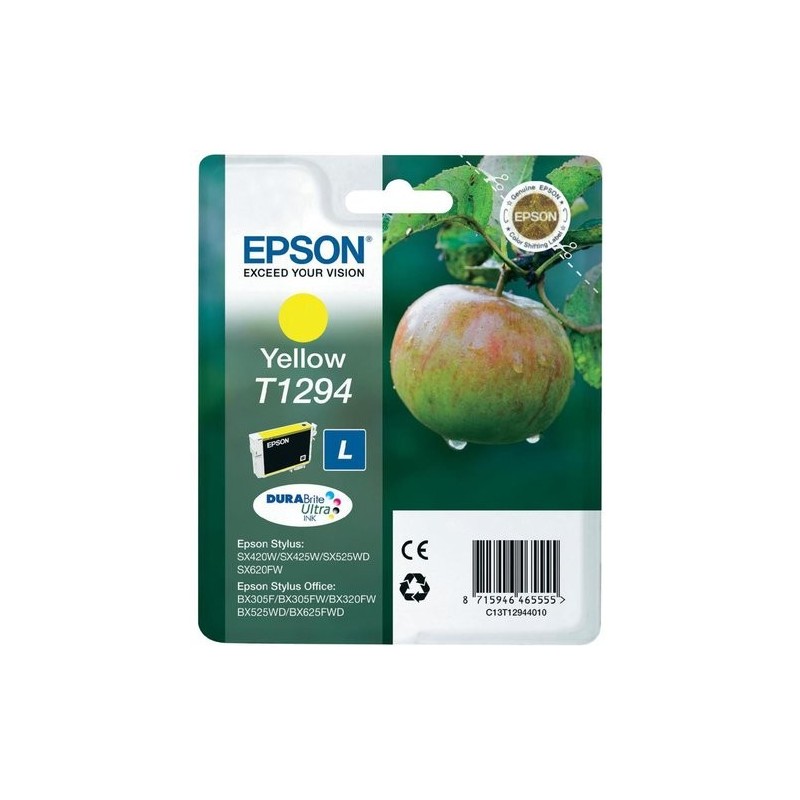 CART.IJ.EPSON T129440 AMARILLO