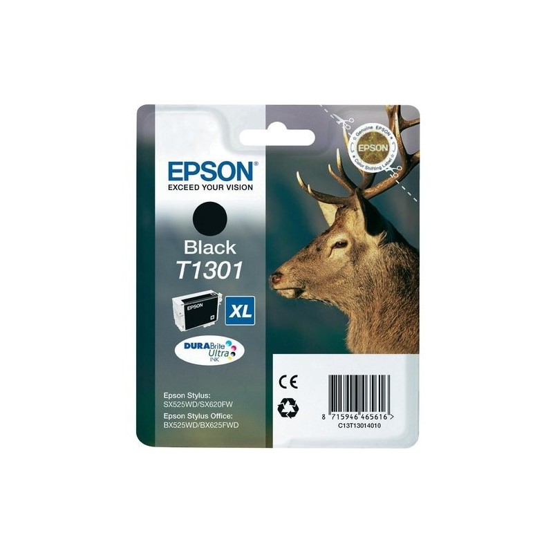 CART.IJ.EPSON T130140 NEGRO