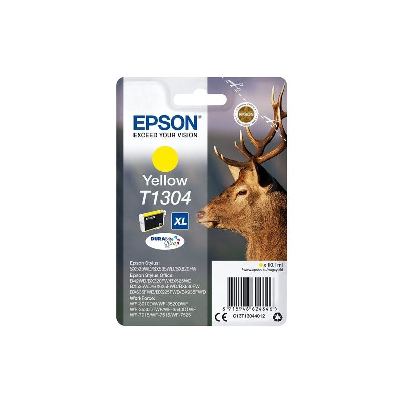 CART.IJ.EPSON T130440 AMARILLO