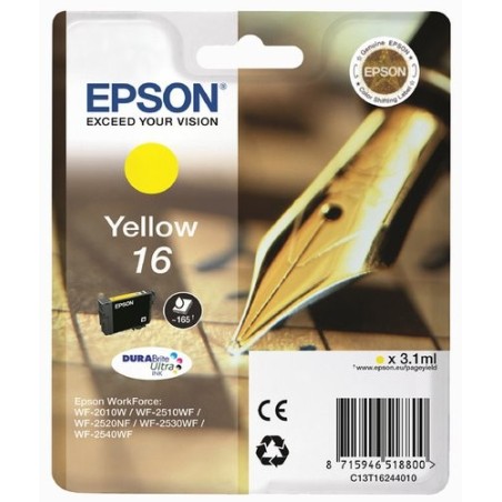 CART.IJ.EPSON T162440 Nº16 AMARILLO