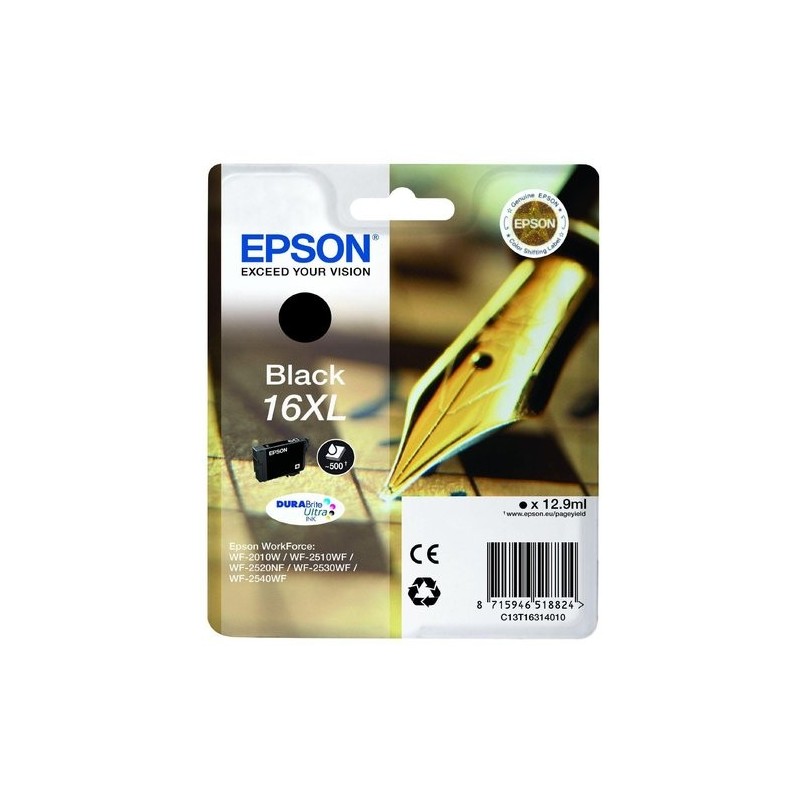 CART.IJ.EPSON T163140 Nº16XL NEGRO