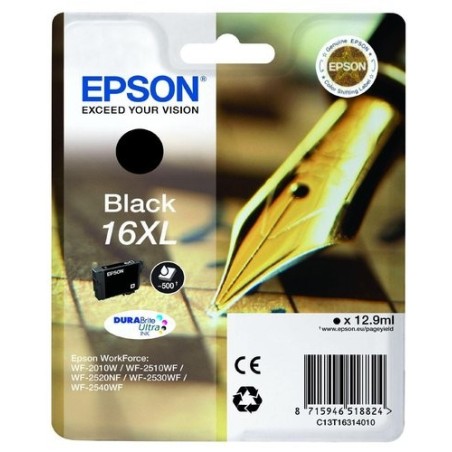 CART.IJ.EPSON T163140 Nº16XL NEGRO