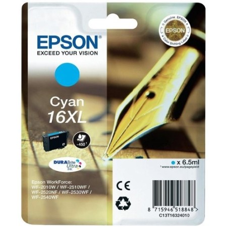 CART.IJ.EPSON T163240 Nº16XL CIAN