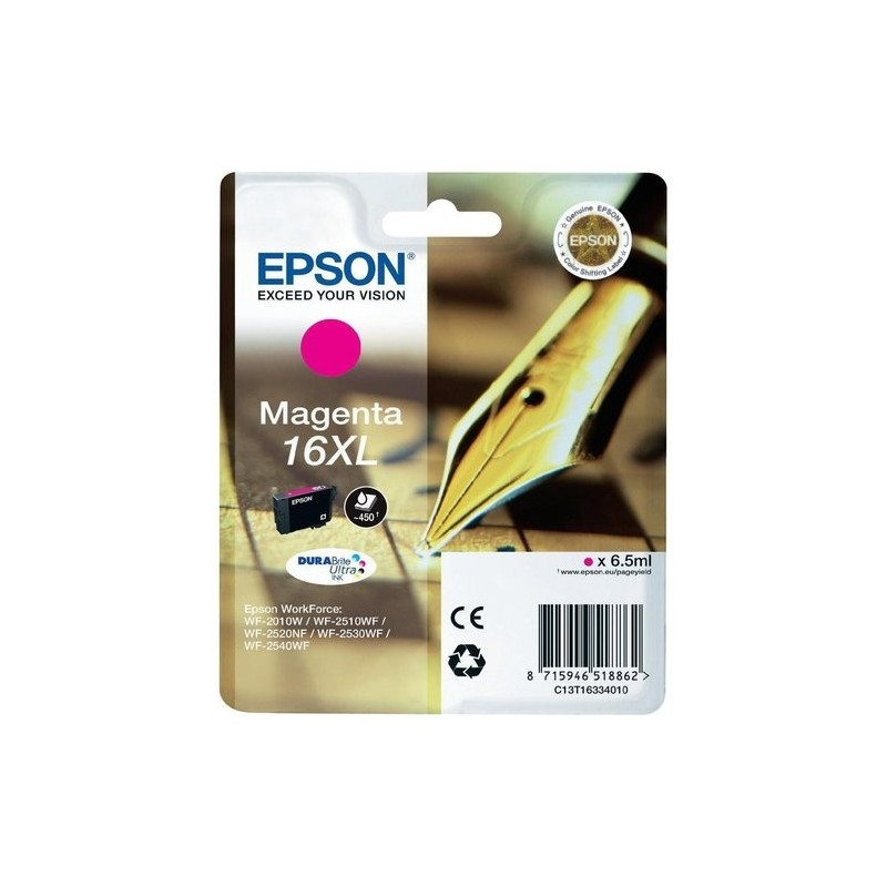 CART.IJ.EPSON T163340 Nº16XL MAGENTA