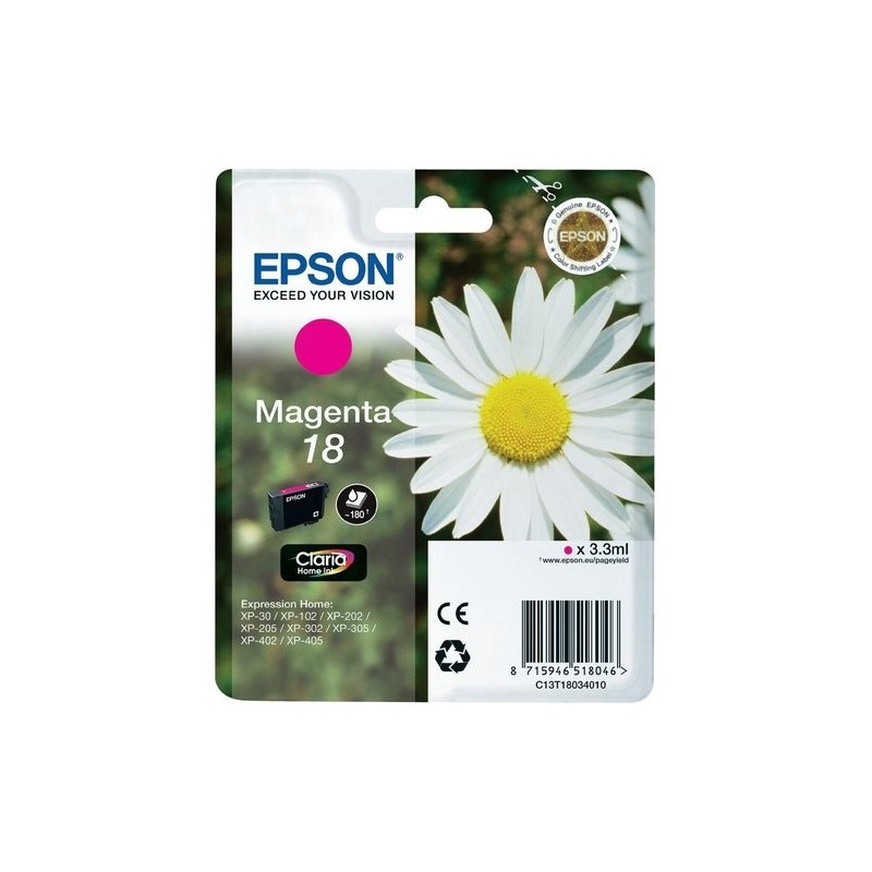 CART.IJ.EPSON T180340 Nº18 MAGENTA