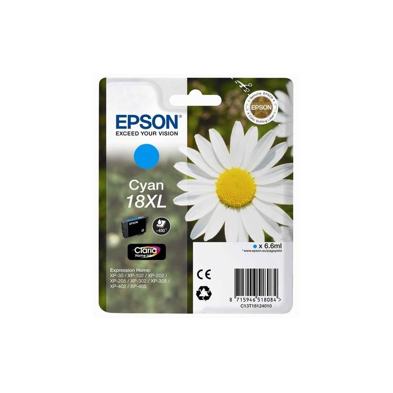 CART.IJ.EPSON T181240 18XL CIAN
