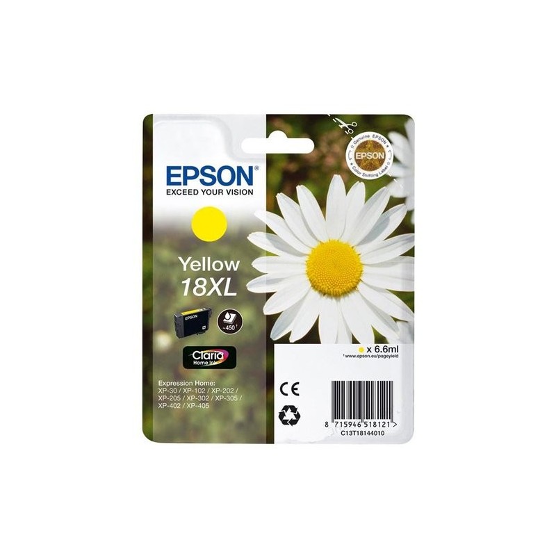 CART.IJ.EPSON T181440 18XL AMARILLO