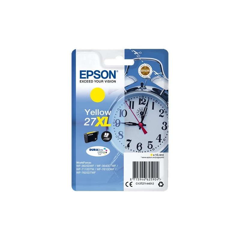 CART.IJ.EPSON T271440 Nº27XL AMARILLO