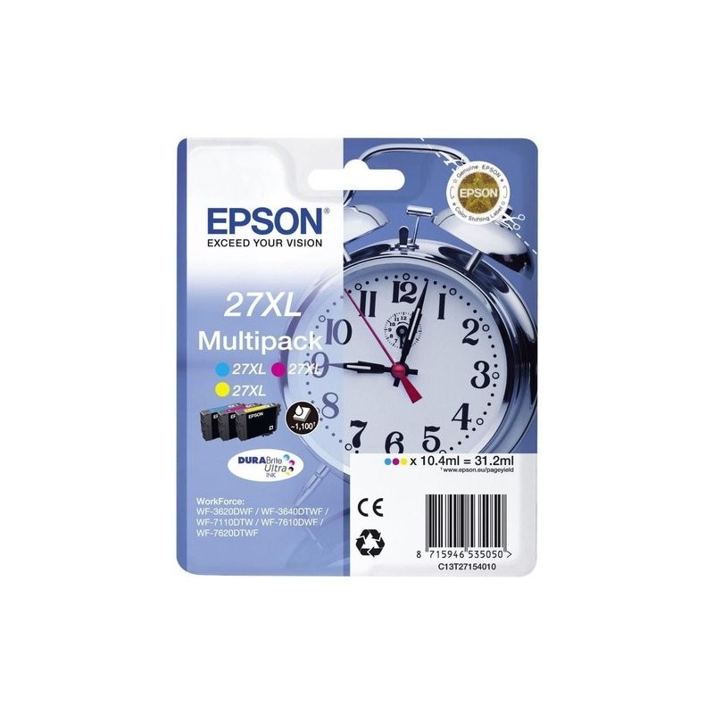 CART.IJ.EPSON T271540 Nº27XL MULTIPACK