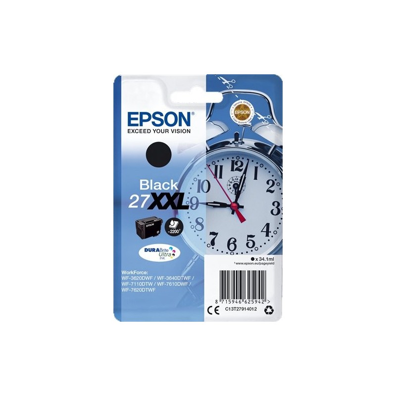 CART.IJ.EPSON T279140 Nº27XXL NEGRO