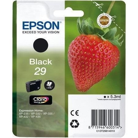 CART.IJ.EPSON T298140 Nº29 NEGRO