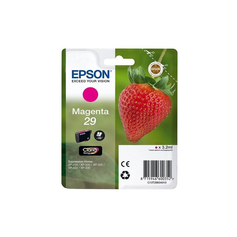 CART.IJ.EPSON T298340 Nº29 MAGENTA