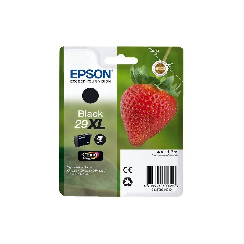CART.IJ.EPSON T299140 Nº29XL NEGRO
