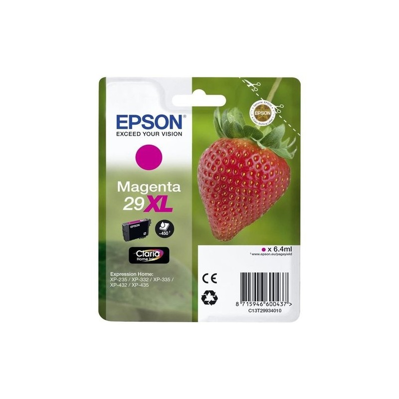 CART.IJ.EPSON T299340 Nº29XL MAGENTA