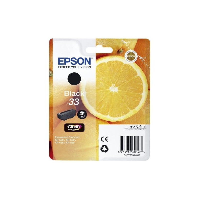 CART.IJ.EPSON T333140 Nº33 NEGRO