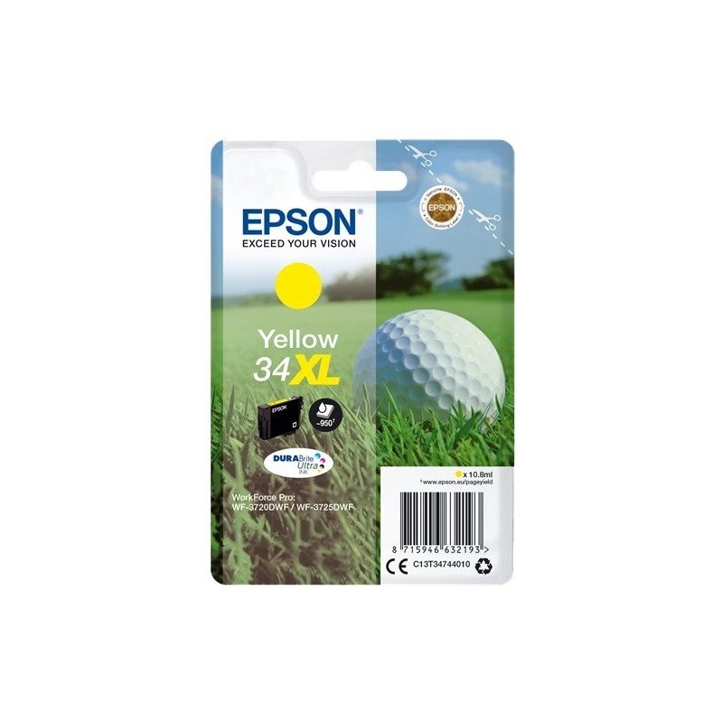 CART.IJ.EPSON T347440 Nº34XL AMARILLO