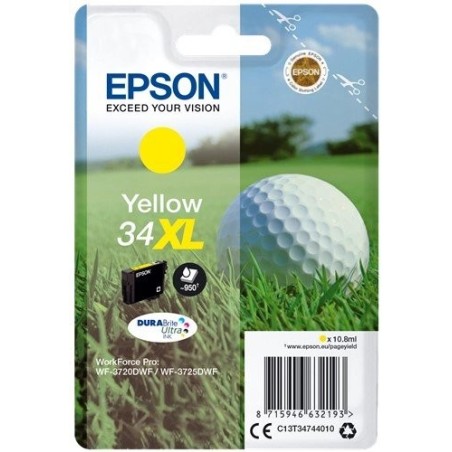 CART.IJ.EPSON T347440 Nº34XL AMARILLO