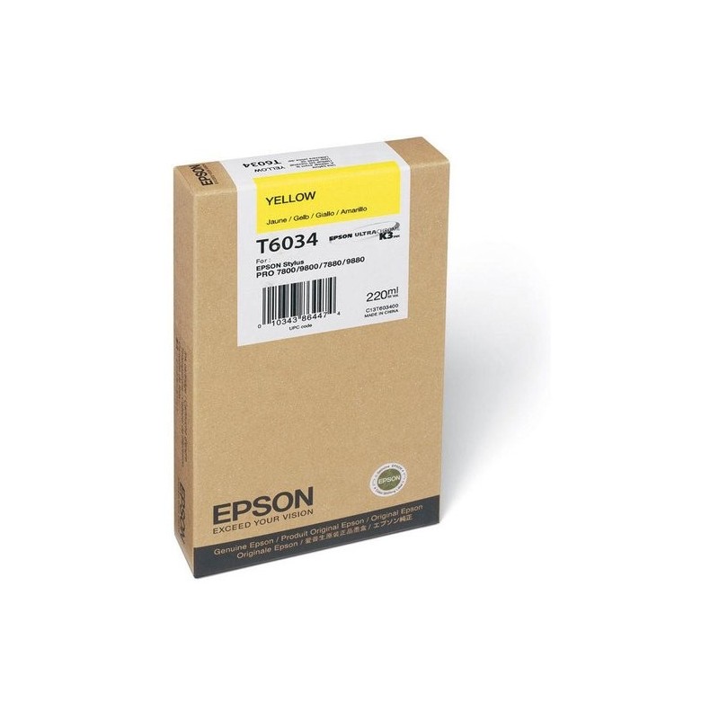 CART.IJ.EPSON T603400 AMARILLO
