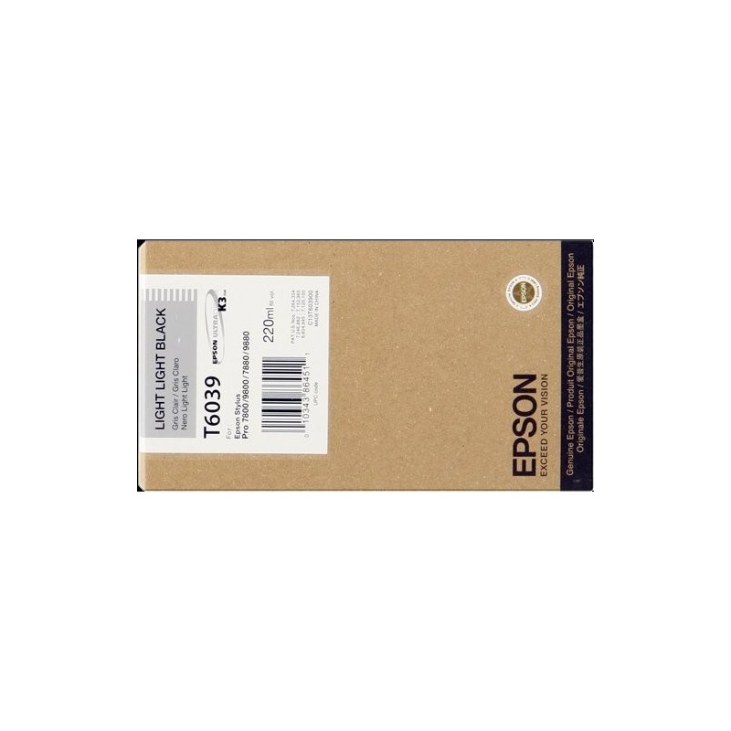 CART.IJ.EPSON T603900 NEGRO CLARO CLARO